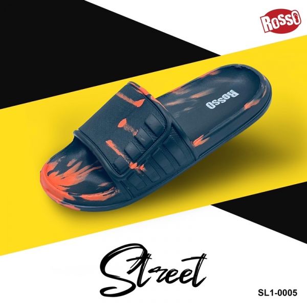 ROSSO รองเท้าแตะ แบบสวม ลายเพนท์ รุ่น Street Art รหัส SL1-0005
