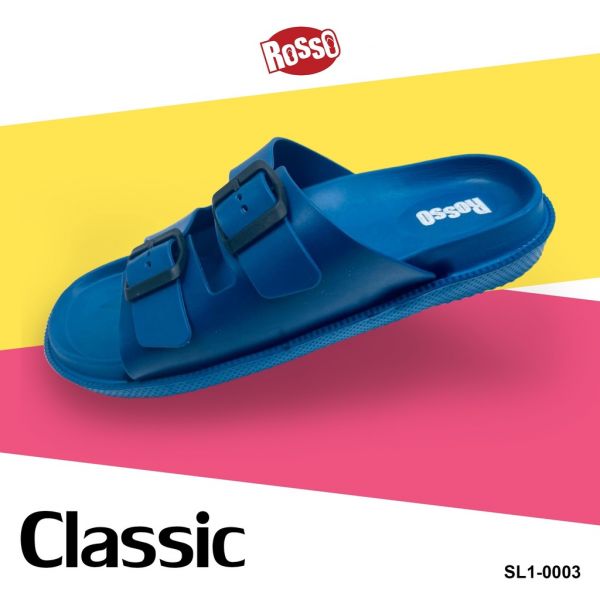 ROSSO รองเท้าแตะ แบบสวมเข็มขัด สีพื้น รุ่น Classic รหัส SL1-0003 